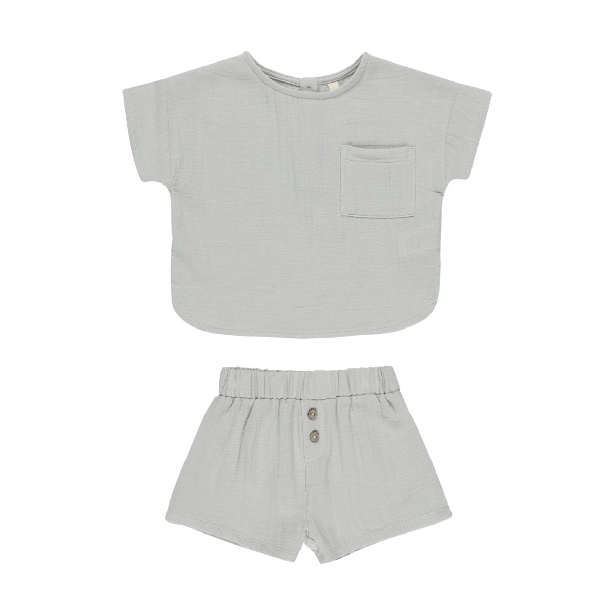 Woven Boxy Top & Short Set - Quincy Mae Baby & Toddler Clothing sold by Rosebud & Jo