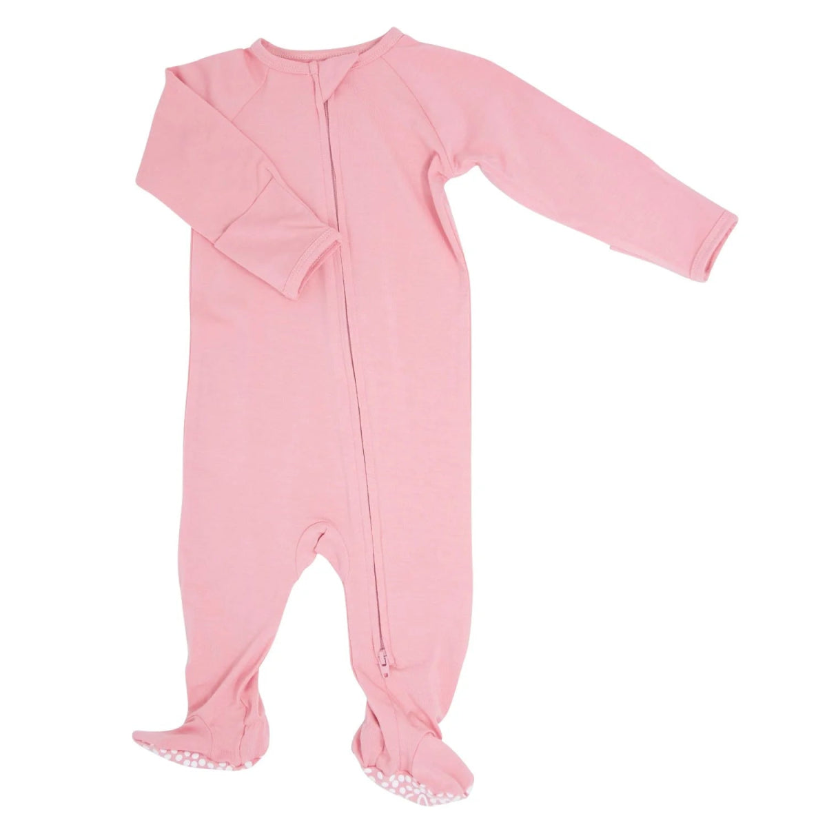 Zipper Footie - Sweet Bamboo sold by Rosebud & Jo