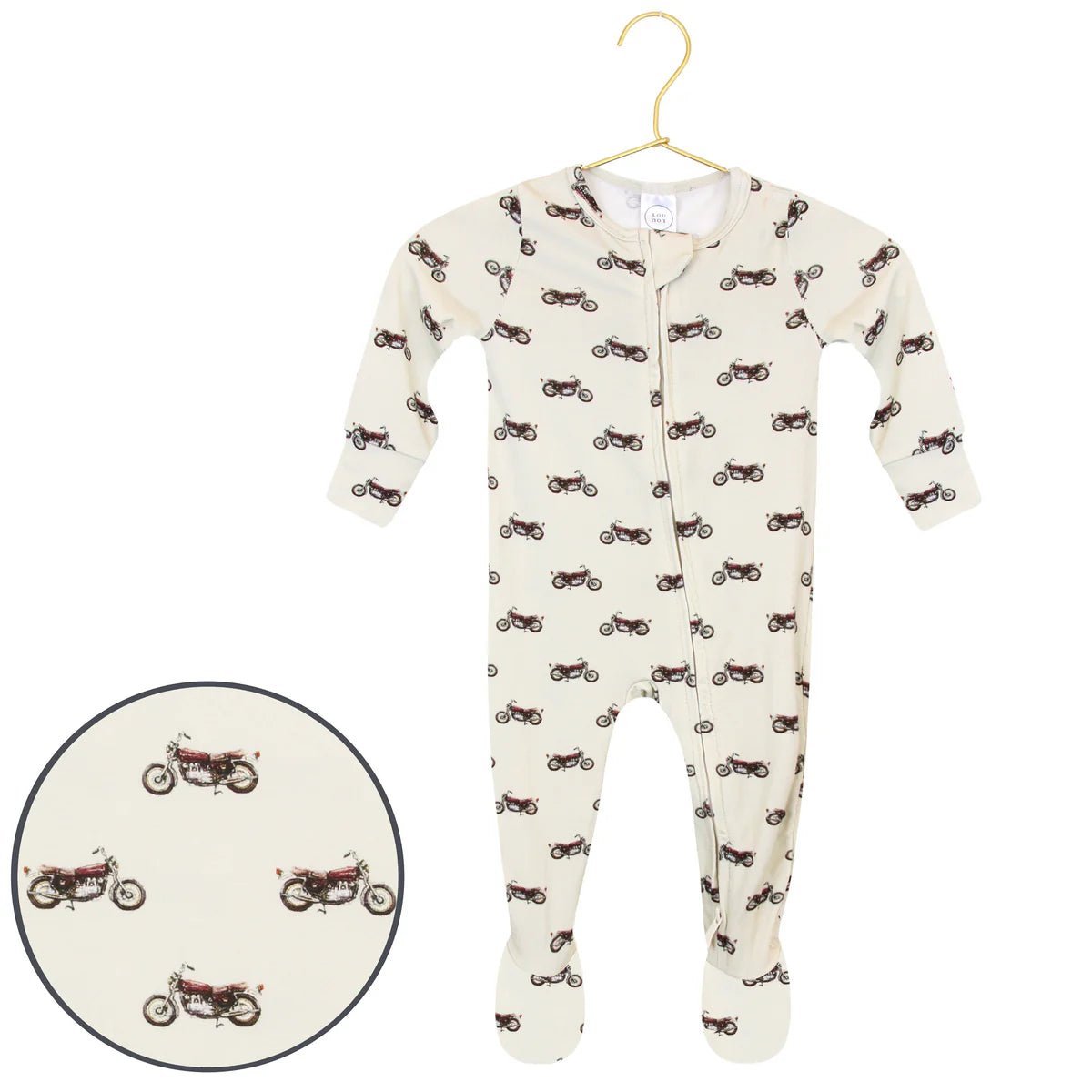 Zipper Footies - Lou Lou & Company Baby & Toddler Clothing sold by Rosebud & Jo