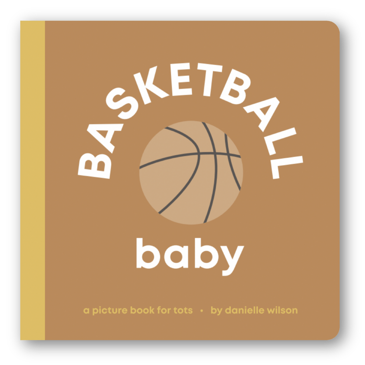 Basketball Baby Board Book - Left Hand Book House Book sold by Rosebud & Jo