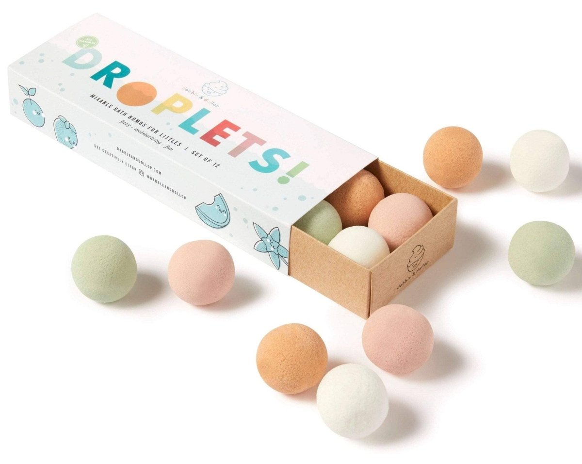 Natural Bath Bombs - Dabble & Dollop sold by Rosebud & Jo