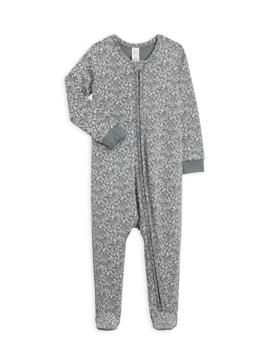 Organic Baby Peyton Zipper Sleeper - Colored Organics sold by Rosebud & Jo