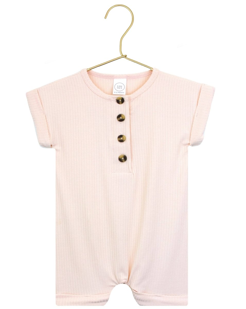 Rosie Ribbed Romper - Lou Lou & Company Baby & Toddler Clothing sold by Rosebud & Jo