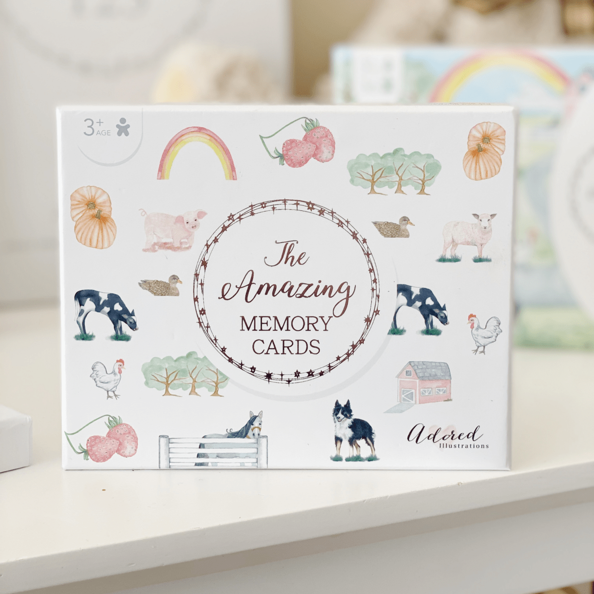 The Amazing Memory Card Game - Adored Illustrations sold by Rosebud & Jo