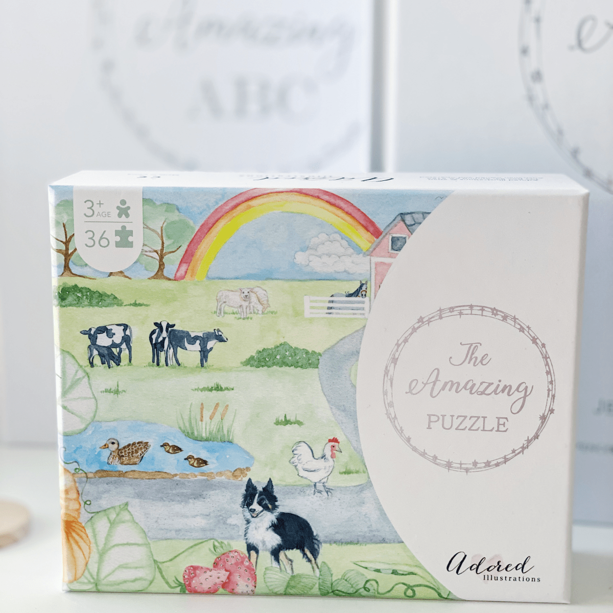 The Amazing Puzzle - Adored Illustrations Puzzle sold by Rosebud & Jo