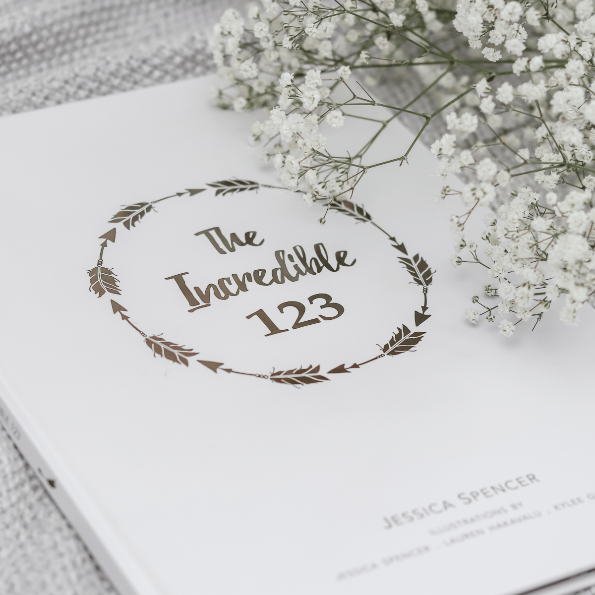The Incredible 123 - Adored Illustrations Book sold by Rosebud & Jo