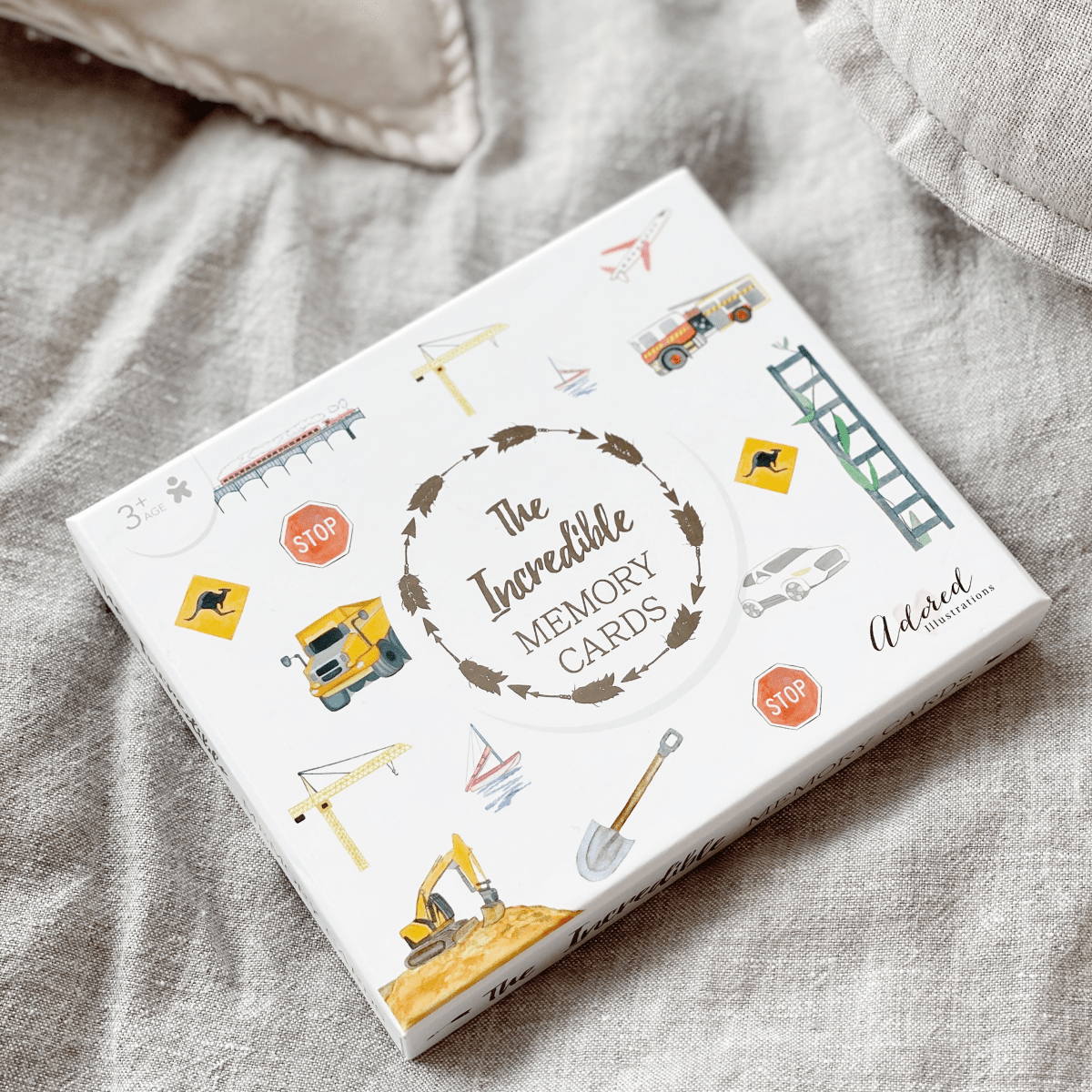 The Incredible Memory Card Game - Adored Illustrations Toys sold by Rosebud & Jo