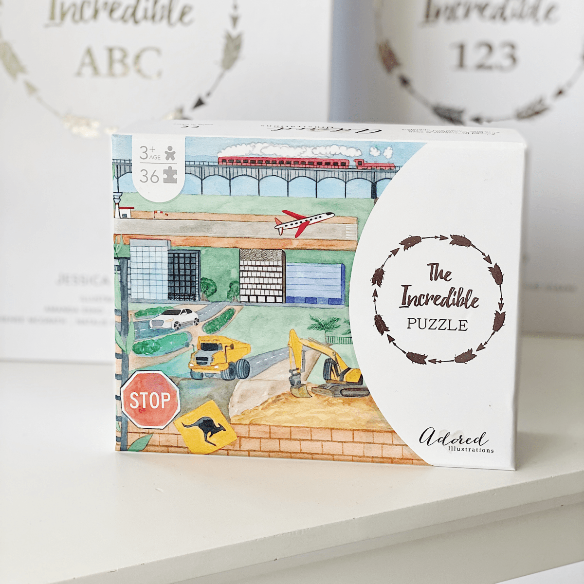 The Incredible Puzzle - Adored Illustrations Puzzle sold by Rosebud & Jo